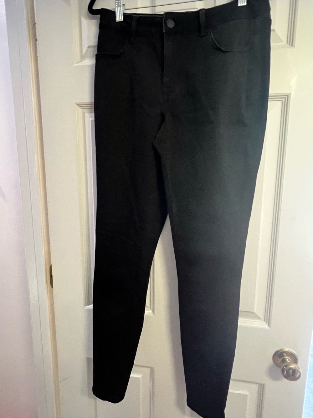 Maurices Black Long High Rise Curvy Jeans, Medium